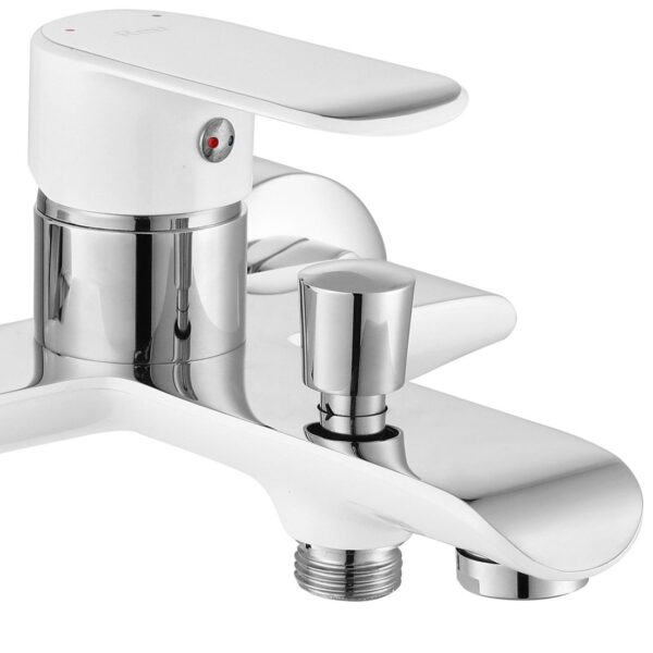 Baterie pentru cadă REA BLOOM White Chrome