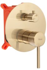 Set de dus Incastrat REA Lungo Auriu Mat + BOX - imagine 2