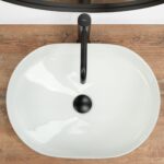 Lavoar ceramic pentru blat Rea Nadia 50 - imagine 3