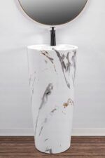 Lavoar freestanding de sine stătător Blanka Marble Marmura - imagine 6