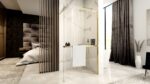 Panou de duș Rea Aero Gold N 90 Walk In + EVO - imagine 3