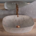 Lavoar pentru blat Rea Freja Beige - imagine 2