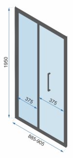 Cabina dus De colt Rapid Fold - imagine 6