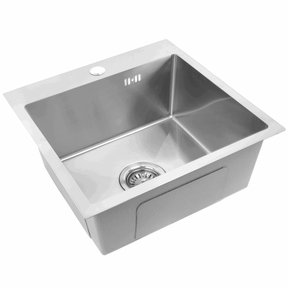 Chiuvetă inox Leo 40 BRUSH NICKEL - imagine 6