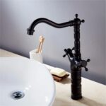 Baterie pentru baie / de bucătărie Rea Rustico Old Black - imagine 4