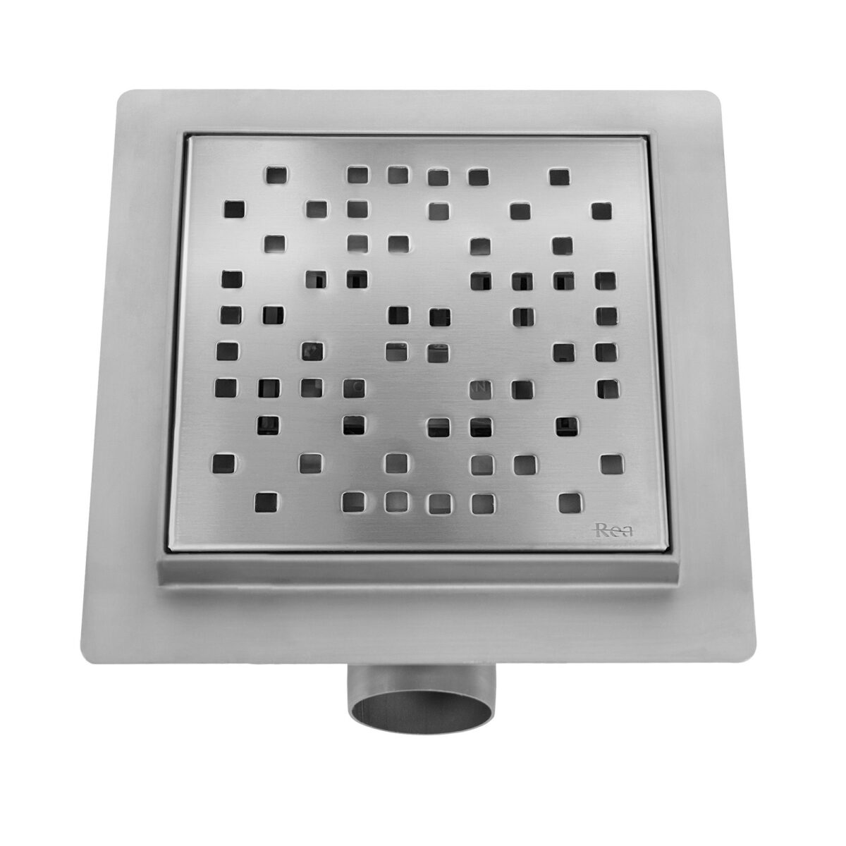 Rigola dus REA DOTS 150x150 Nickel Brush - imagine 3
