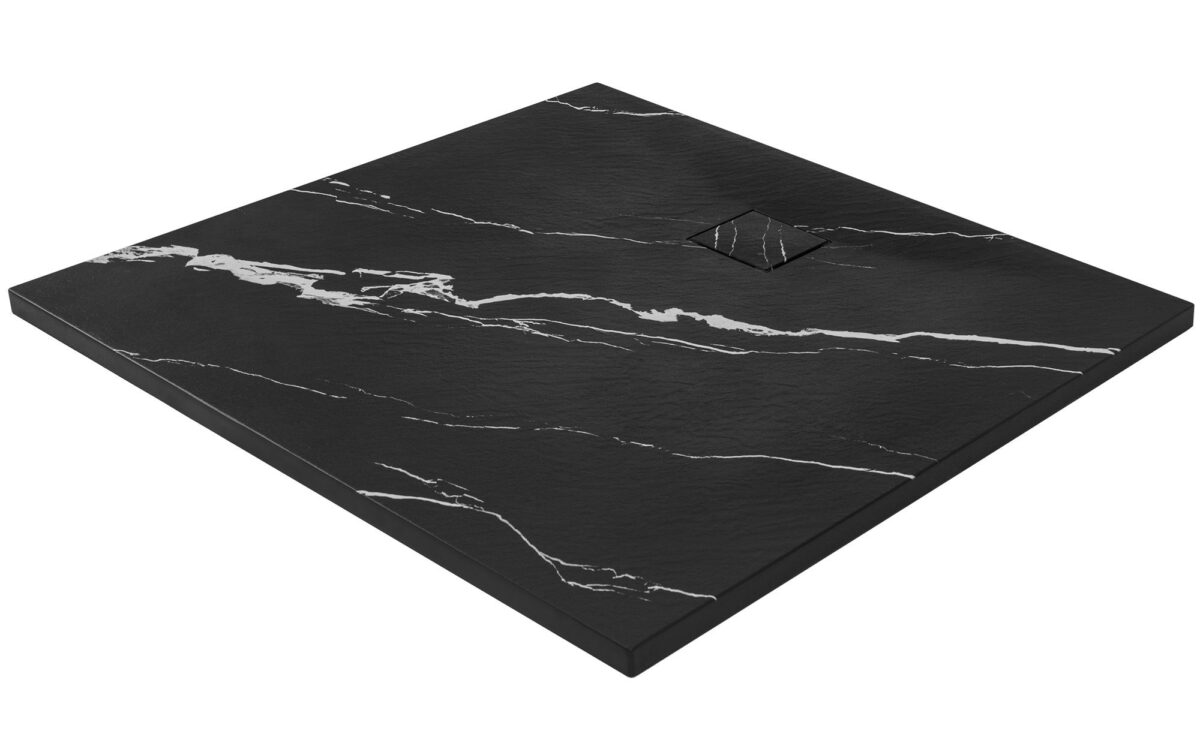 Cada de duș Magnum CARRARA BLACK 90x90 - imagine 3