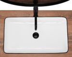 Lavoar pentru blat Rea Denis Black Edge - imagine 3