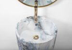 Lavoar de sine stătător Ceramic Rea Anya Granit matt - imagine 4