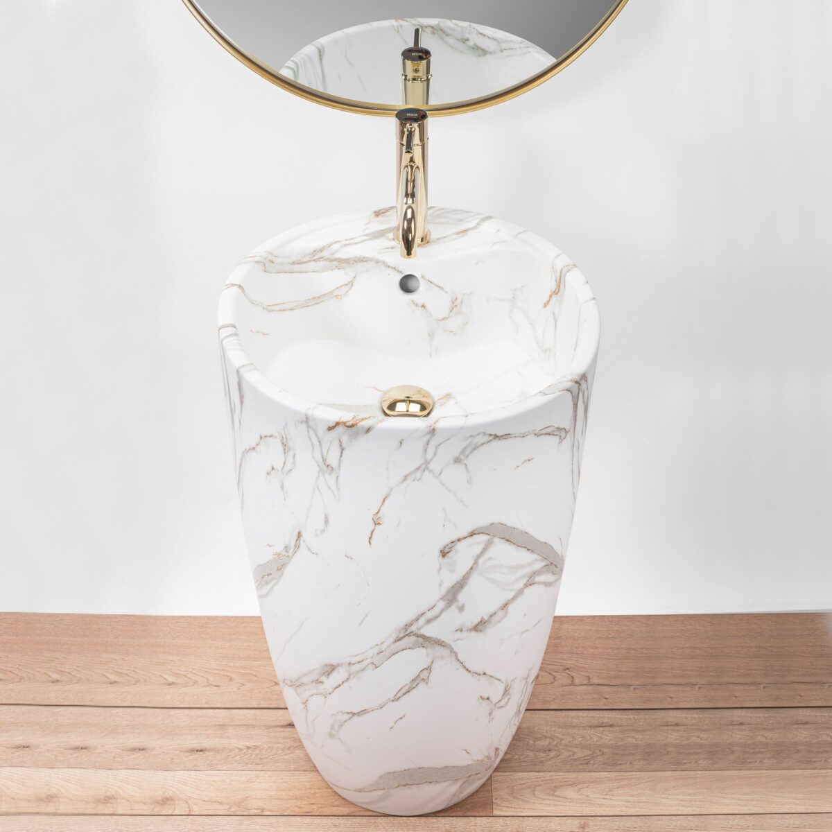 Lavoar de sine stătător Ceramic Rea Anya Lava Matt - imagine 3