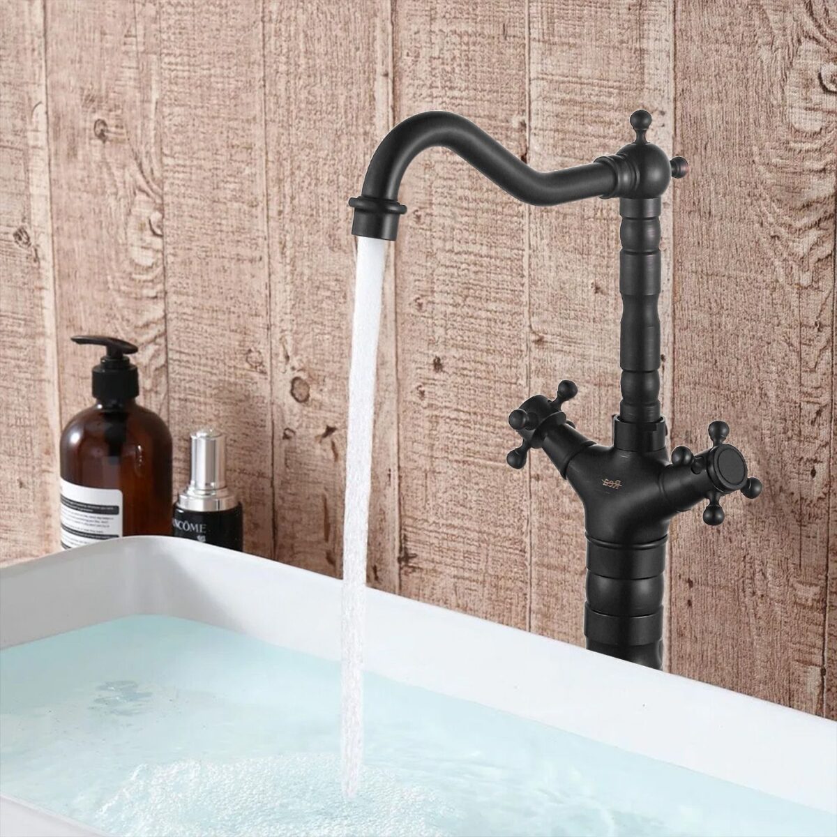 Baterie pentru baie / de bucătărie Rea Rustico Old Black - imagine 5