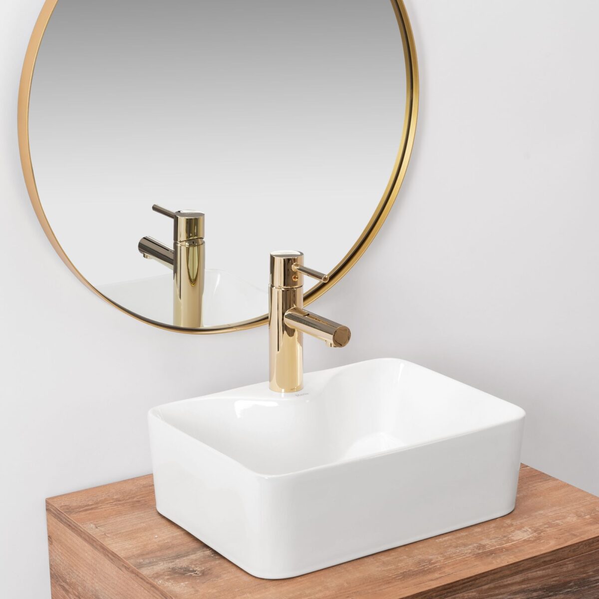 Lavoar pentru blat Rea Kelly Mini Alb - imagine 2