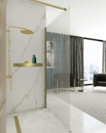 Raft pentru baie SF03 60cm gold brush - imagine 2