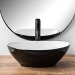 Lavoar pe blat Rea Sofia White Black - imagine 2