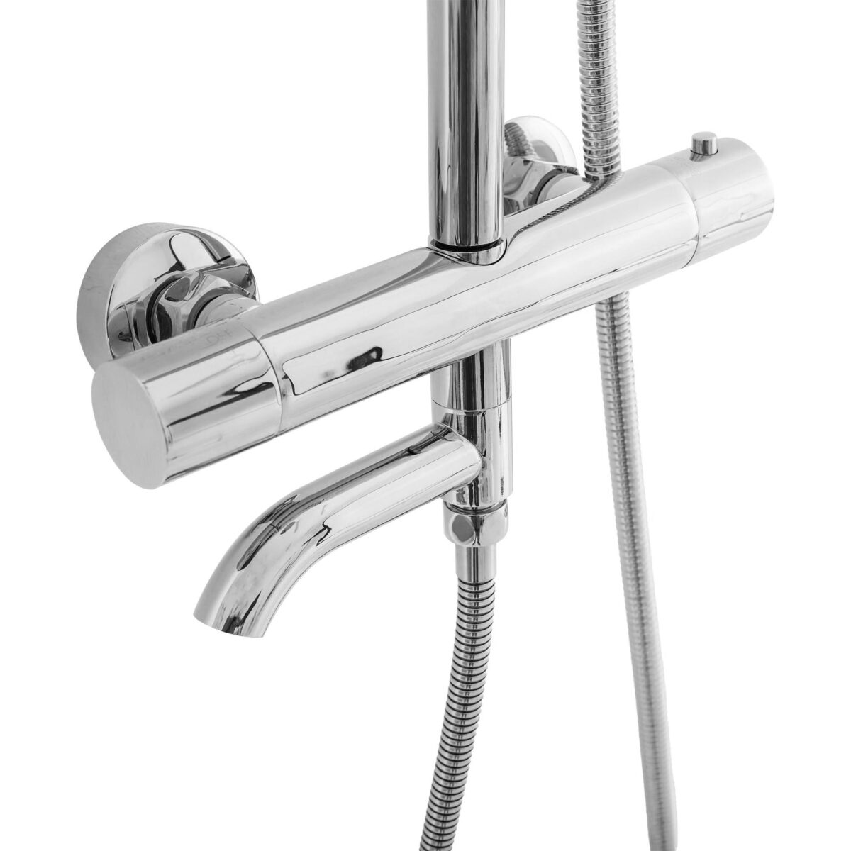 Coloana de dus cu termostat Lungo Crom - imagine 8