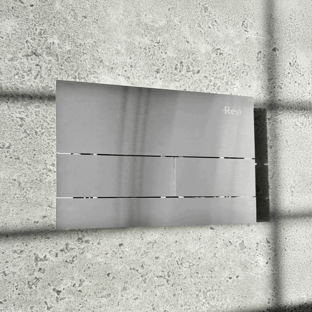 Cadru WC încastrat K011A-Q Rea cu buton T Brush Steel - imagine 7