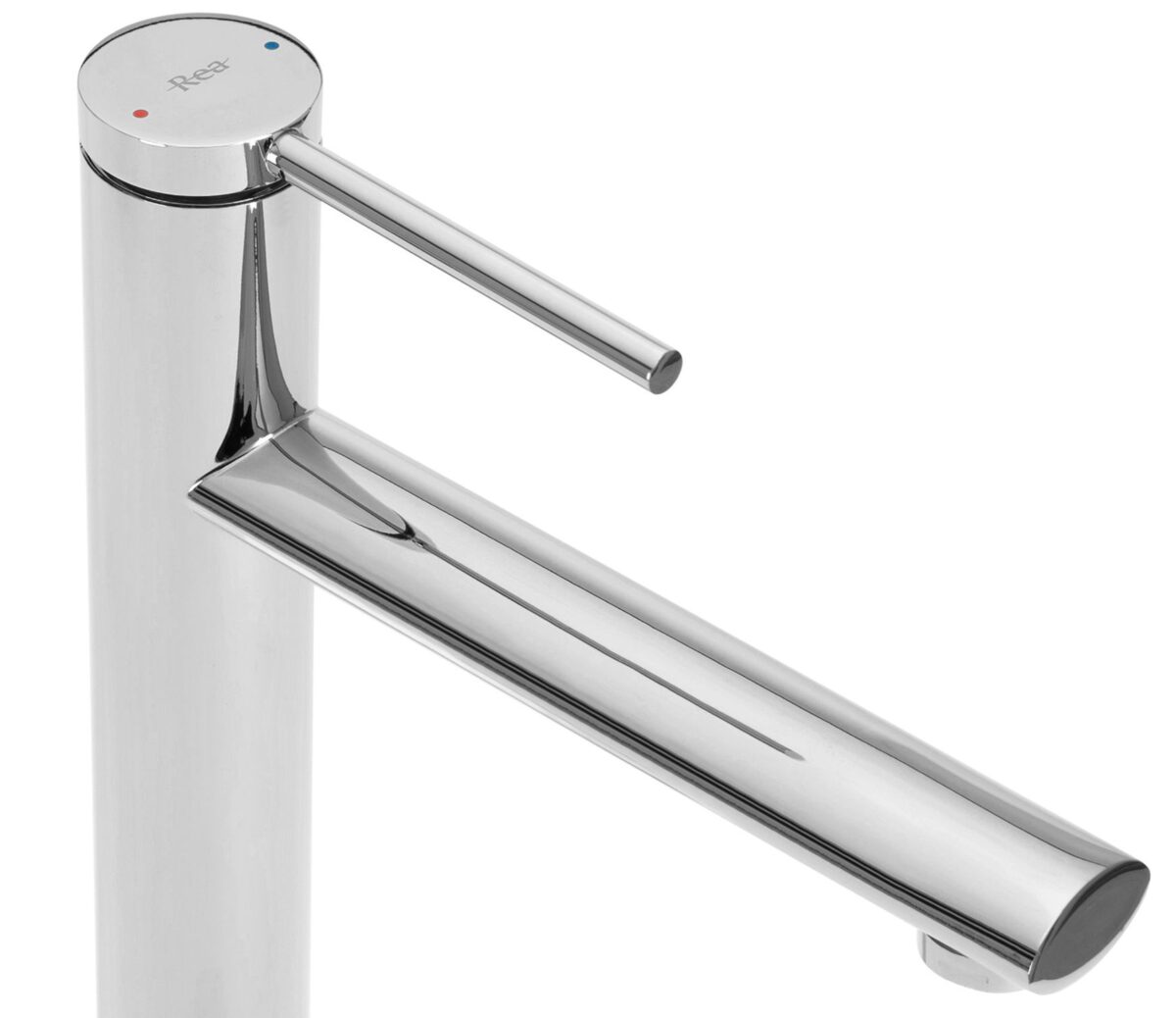 Baterie pentru lavoar REA OVAL CHROM high - imagine 4