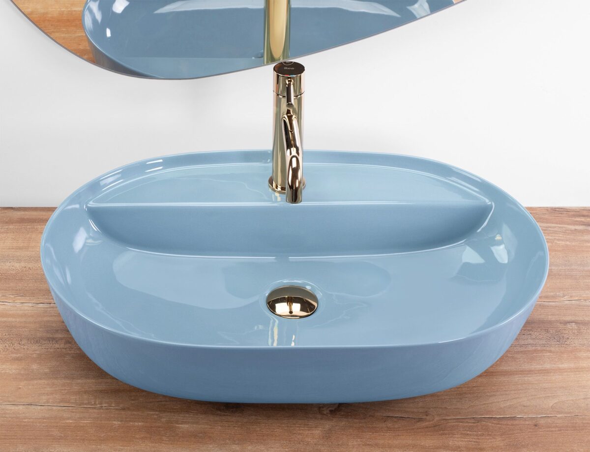 Lavoar de blat REA Aura 61 L.Blue Shiny - imagine 2