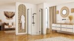 Cabina dus REA Hugo Black 80x80 - imagine 2