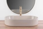 Lavoar pe blat Rea NADIA 60 BEIGE MATT - imagine 2