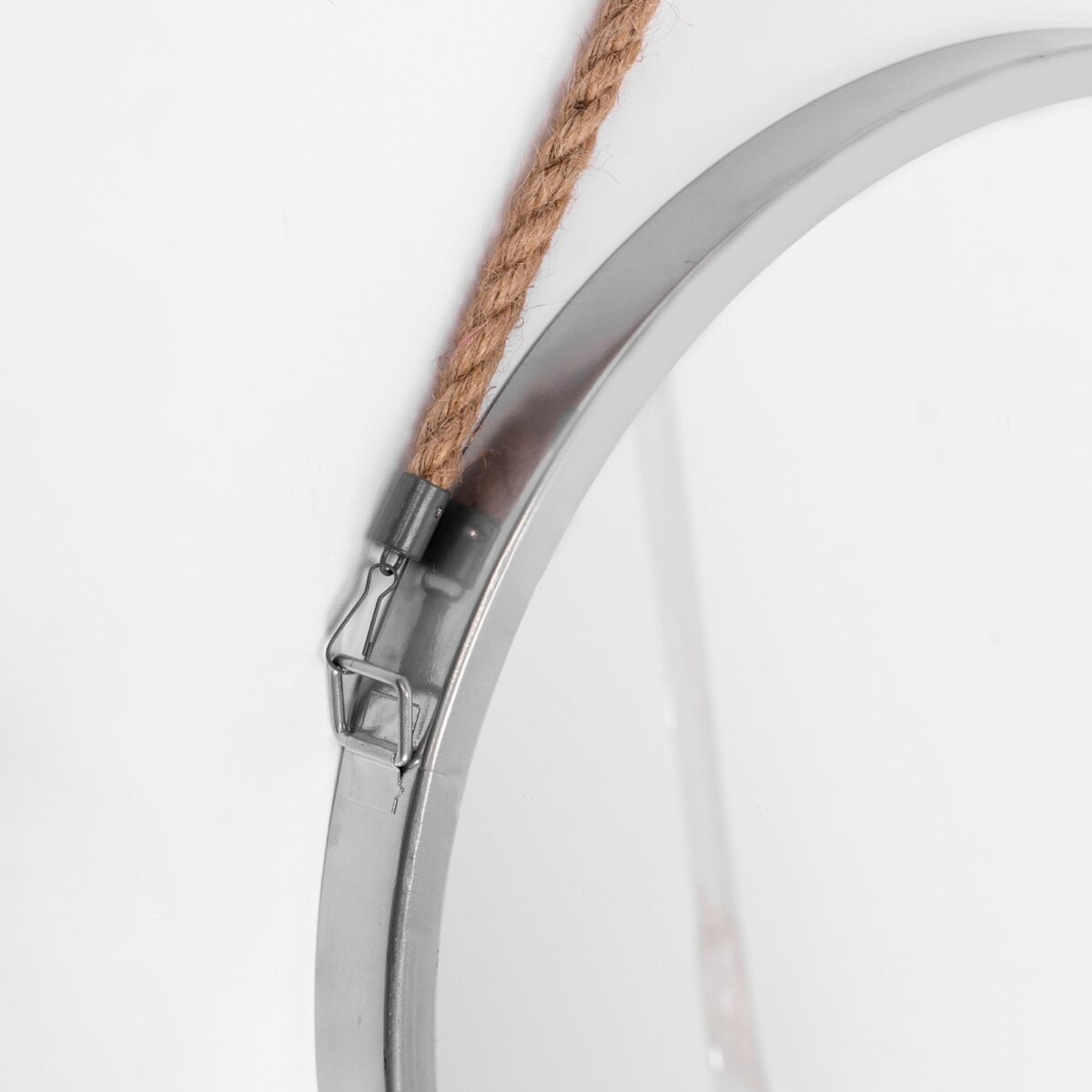 Oglindă rotundă 40CM silver KLMH-0410S-1 - imagine 2