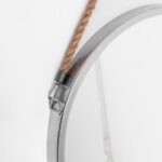 Oglindă rotundă 40CM silver KLMH-0410S-1 - imagine 2