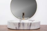 Lavoar pe blat Rea Nadia 60 Sand - imagine 3