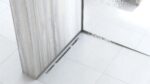 Bandă frontală pentru cădiță de duș 120cm BRUSH NICKEL - imagine 6