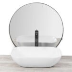 Lavoar pentru blat Rea Claudia 9447 alb - imagine 2
