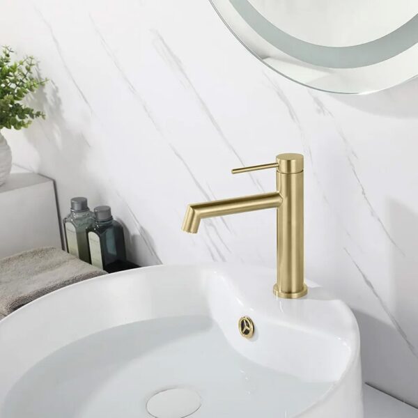 Baterie pentru baie Rea Foss GOLD BRUSH Low