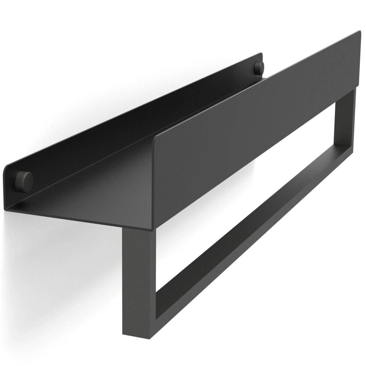 Raft pentru baie SF01 60cm black matt - imagine 4