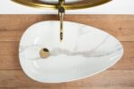 Lavoar pentru blat Rea Greta 65 Bianco Shiny - imagine 2