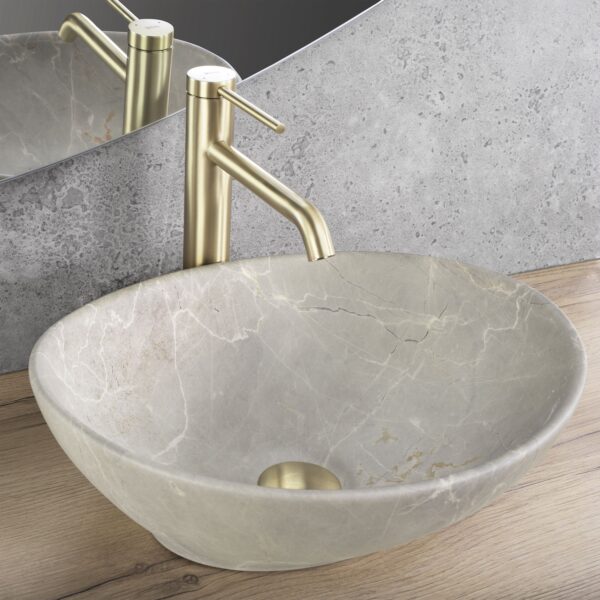 Lavoar pentru blat Rea Sofia Beige Matt
