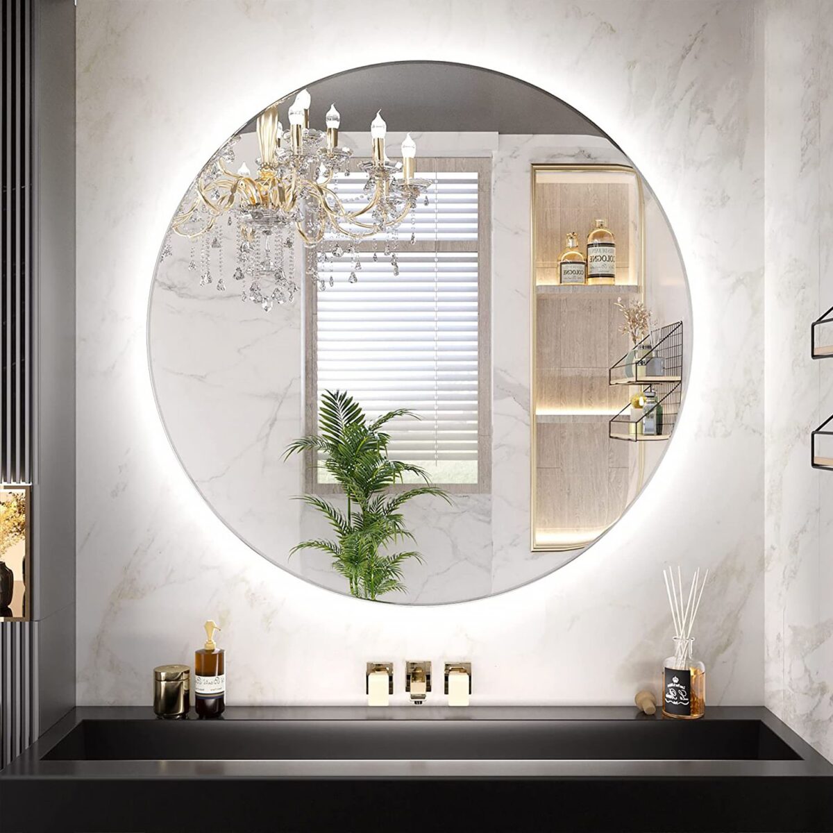 Oglindă LED 50cm HZJ050 - imagine 1