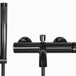 Baterie pentru cada Rea Lungo Black metallic