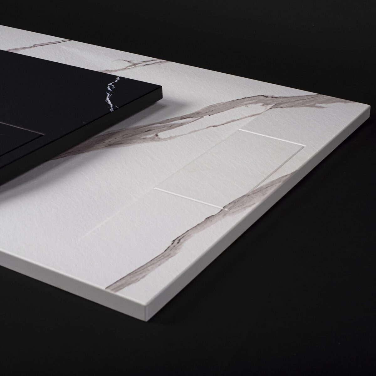 Cada de duș Magnum CARRARA BLACK 80x100 - imagine 9