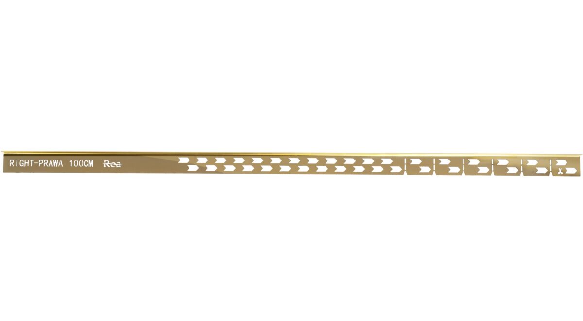 Profil de panta cadita de dus 100cm Gold - imagine 5
