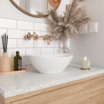 Lavoar pentru blat Rea Sofia mini white Alb - imagine 2