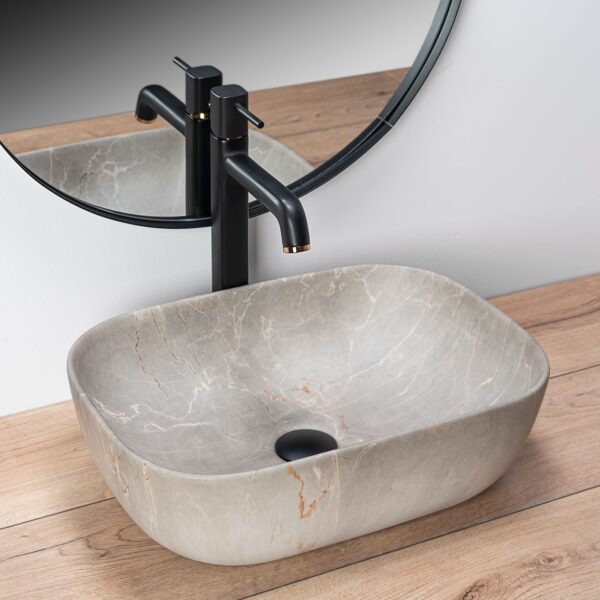 Lavoar pentru blat Rea Livia Bej Beige