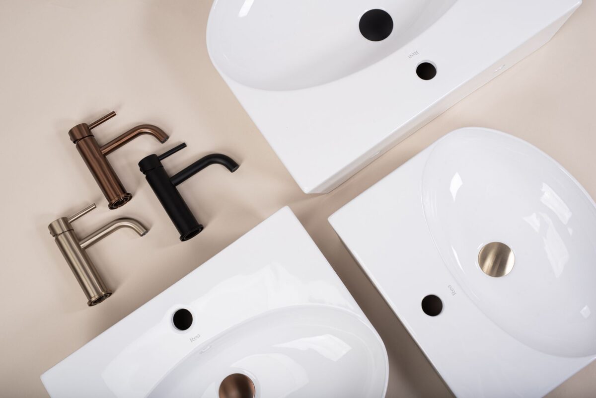 Lavoar ceramic pentru blat REA Kim 52 - imagine 2