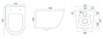 Vas WC Carlo Flat Brush Gold - imagine 5