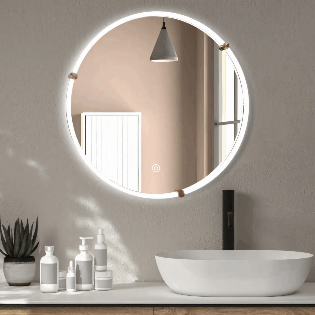 Oglindă LED 60cm 106 - imagine 10