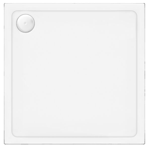Cada pentru dus din acril Rea Savoy alb 80x80