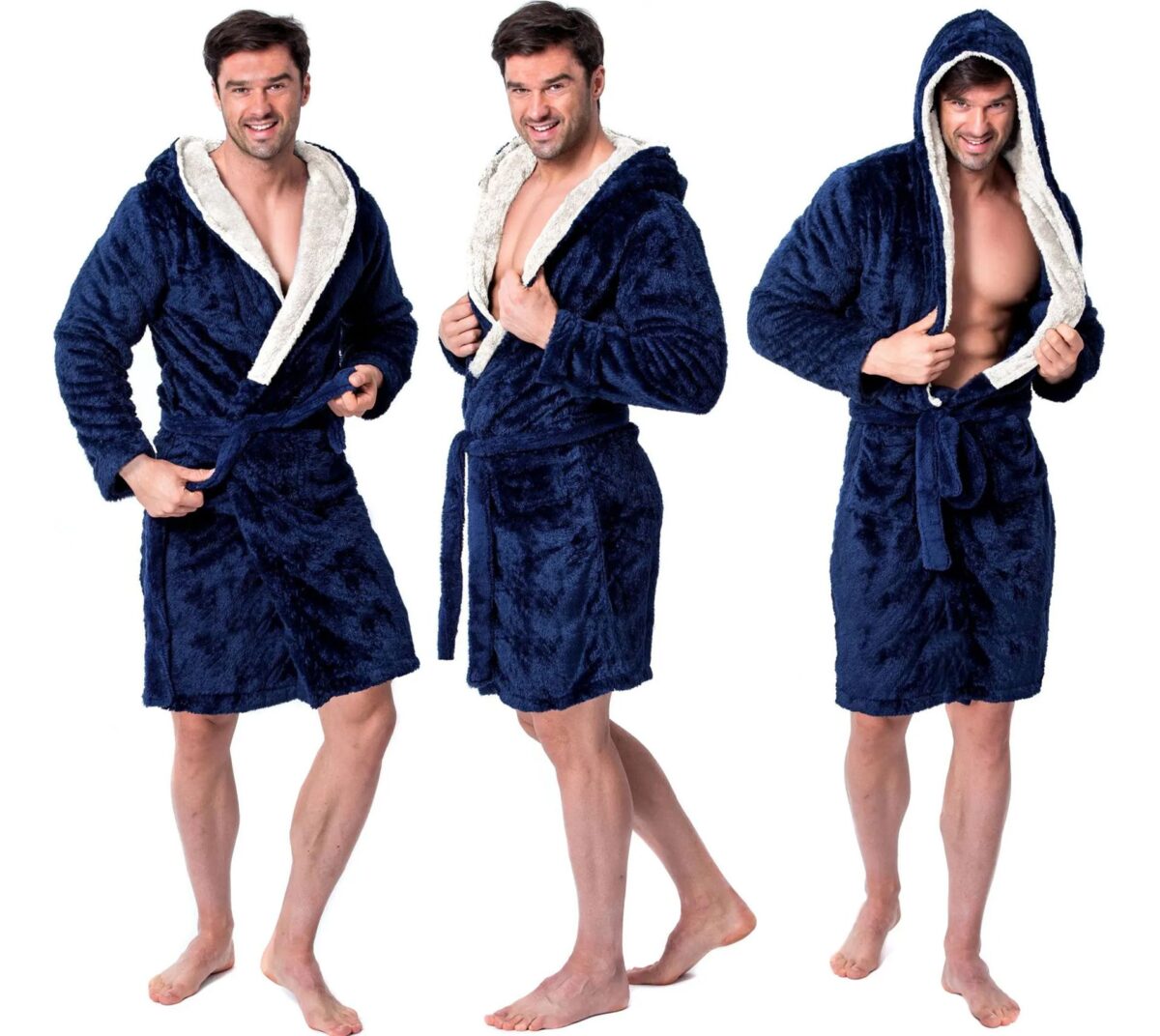 Halat Barbat Jordan Navy - Ecru M - imagine 1