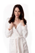 Halat de damă Halat de baie DIAMOND Ecru S/M - imagine 4