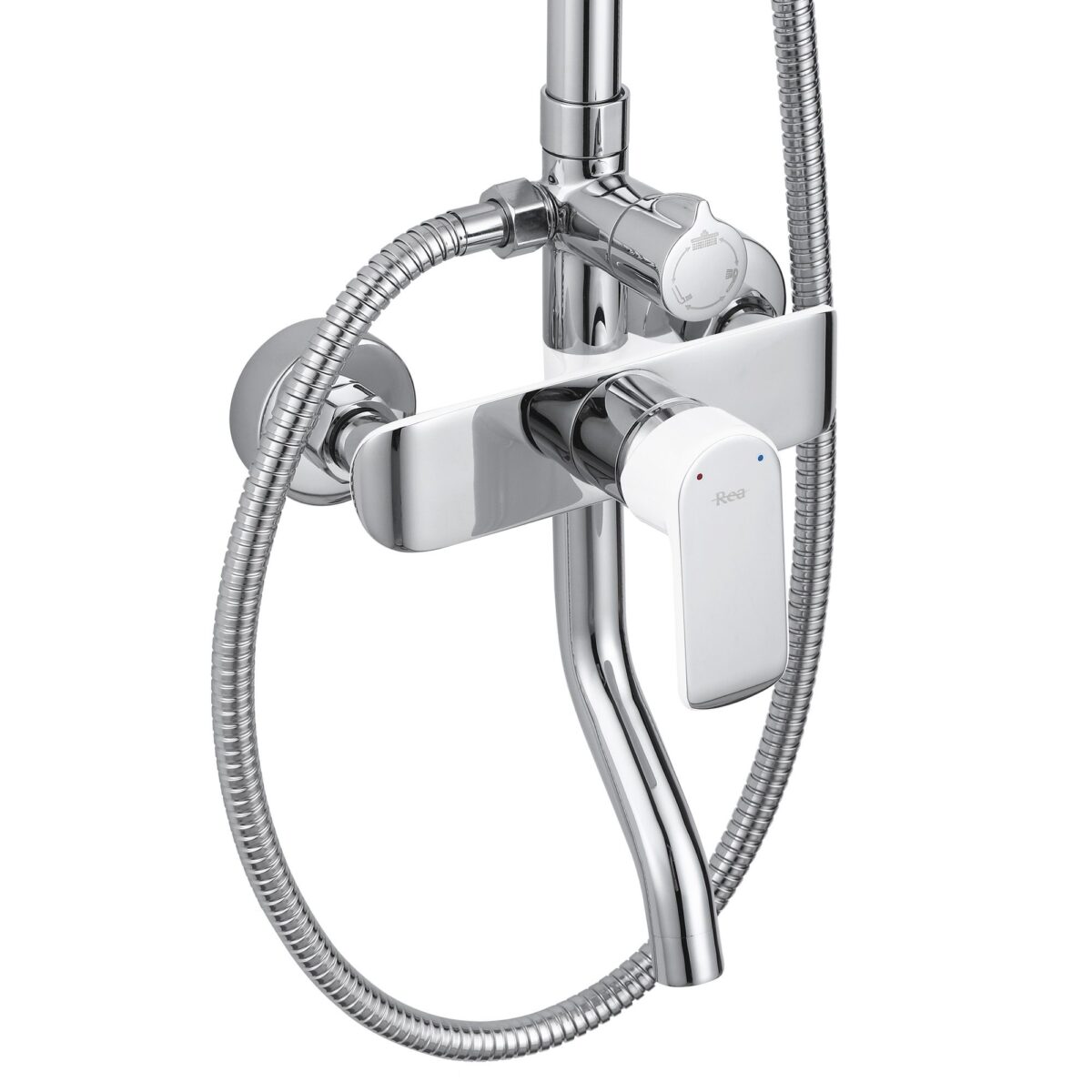 Set dus REA BLOOM WHITE CHROME - imagine 5