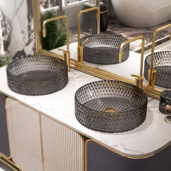 Lavoar pe blat Rea Cristal Grey 39