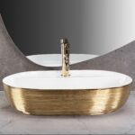 Lavoar pe blat Rea Aura 61 White Gold Brush - imagine 2