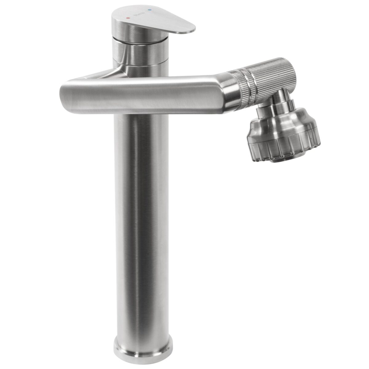 Baterie pentru baie Rea PACO Nickel Brush INOX High - imagine 4
