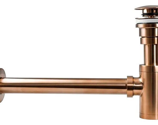 Sifon pentru lavoar Rea cu Dop klik-klak REA COPPER MAT